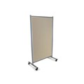 PINBOARD MOBILE VISIONCHART 1000X1800MM DOUBLE SIDED VELOUR SANZ