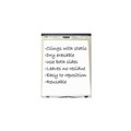 FILM WHITEBOARD WIZARD WALL EASEL PAD 127358 610X740MM WHITE 15 SHEETPAD PK2