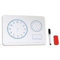 WHITEBOARD JPM EDUCATIONAL A4 CLOCK PACK24