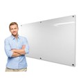 GLASS BOARD VISIONCHART LUMIERE VGB9060 900X600MM WHITE