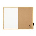 WHITEBOARDCORKBOARD COMBINATION QUARTET ECONOMY 900X600MM