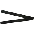 MAGNETIC STRIPS QUARTET 25X300MM BLACK