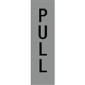 SIGN APLI 900419 SELF ADHESIVE PULL SILVER
