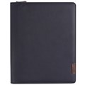 COMPENDIUM DEBDEN QUARTO COMPACT ZIPPERED NAVY BLUE