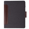 COMPENDIUM DEBDEN QUARTO COMPACT MAGNETIC STRAP CLOSURE GREYBROWN