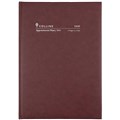 DIARY APPOINTMENT 144F A4 2 PAGESDAY BURGUNDY