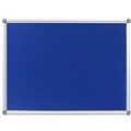 PINBOARD RAPIDLINE 1200X900MM ALUMINIUM FRAME BLUE