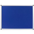 PINBOARD RAPIDLINE 1500X900MM ALUMINIUM FRAME BLUE