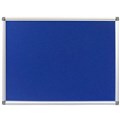 PINBOARD RAPIDLINE 2400X1200MM ALUMINIUM FRAME BLUE