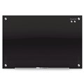 GLASS BOARD QUARTET  INFINITY 450X600MM BLACK MAGNETIC QTG2418B
