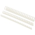 PLASTIC BINDING COILCOMB 21 LOOP 19MM WHITE 100PK