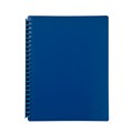 DISPLAY BOOK MARBIG A4 REFILLABLE BLUE
