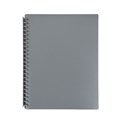 DISPLAY BOOK MARBIG A4 REFILLABLE GREY