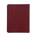 DISPLAY BOOK MARBIG A4 REFILLABLE MAROON