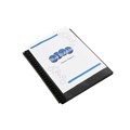 DISPLAY BOOK MARBIG A4 INSERT FRONT COVER 20POCKET BLACK