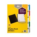 DISPLAY BOOK DIVIDERS MARBIG A4 5TAB