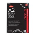 BOOK DISPLAY JASART A2 BIOPOLY NONREFILLABLE 20 POCKET BLACK