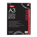 BOOK DISPLAY JASART A3 BIOPOLY NONREFILLABLE 20 POCKET BLACK