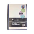 DISPLAY BOOK PROTEXT NP9624 A4 WITH INSERT COVER 40 POCKET BLACK