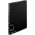 DISPLAY BOOK MARBIG COLOURHIDE 2002802 A4 BLACK REFILLABLE 20 POCKET
