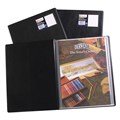DISPLAY BOOK REXEL A4 SLIMVIEW 24 FIXED POCKETS BLACK