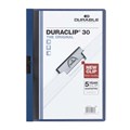 FILE DURABLE DURACLIP 220007 EASYFILE 30 SHEET CAPACITY A4 DARK BLUE