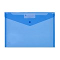 WALLET DOCULOPE MARBIG A4 WITH BUTTON BLUE