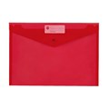WALLET DOCULOPE MARBIG A4 WITH BUTTON RED