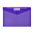 WALLET DOCULOPE MARBIG A4 WITH BUTTON PURPLE
