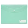 WALLET DOCULOPE MARBIG A4 WITH BUTTON PASTEL GREEN
