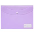 WALLET DOCULOPE MARBIG A4 WITH BUTTON PASTEL PURPLE