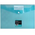WALLET DOCUMENT PROTEXT NP9588 A4 WITH BUTTON BLUE