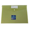 WALLET DOCUMENT PROTEXT NP9590 A4 WITH BUTTON YELLOW
