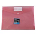 WALLET DOCUMENT PROTEXT NP9592 A4 WITH BUTTON PINK