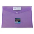 WALLET DOCUMENT PROTEXT NP9589 A4 WITH BUTTON PURPLE