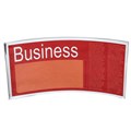 MENUSIGN HOLDER ESSELTE 31725 CURVED DL CLEAR