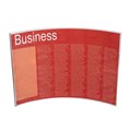 MENUSIGN HOLDER ESSELTE 31726 CURVED A4 CLEAR