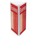 MENUSIGN HOLDER ESSELTE 31727 TRIANGLE DL CLEAR