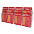 BROCHURE HOLDER ESSELTE WALL PANEL 46560 A4 X 8 PREASSEMBLED