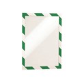 SIGN HOLDER DURABLE 4944131 SECURITY A4 GREENWHITE PK2