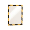 SIGN HOLDER DURABLE 4944130 SECURITY A4 YELLOWBLACK PK2