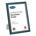DOCUMENT FRAME CARVEN A4 BLACKGOLD DESKWALL