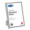 DOCUMENT FRAME CARVEN A4 SILVER DESKWALL
