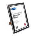 DOCUMENT FRAME CARVEN A4 BLACKSILVER DESKWALL
