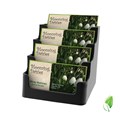 BUSINESS CARD HOLDER DEFLECTO 90404 SUSTAINABLE OFFICE 4 TIER LANDSCAPE BLACK