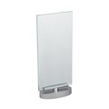 SIGN HOLDER DEFLECTO 41143 DOUBLE SIDED ROTATING DL PORTRAIT CLEAR