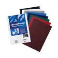 BINDING COVER LEATHERGRAIN A4 300GSM IBICO NAVY PK100