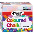 CHALK TEXTA 50266 ASSORTED PK100