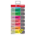HIGHLIGHTER STABILO CHISEL BOSS 708 WALLET 8