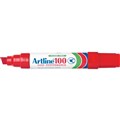 MARKER ARTLINE 100 CHISEL RED